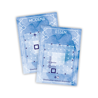 Railroad Ink Challenge: Promo Modena Essen Blueprint Card 