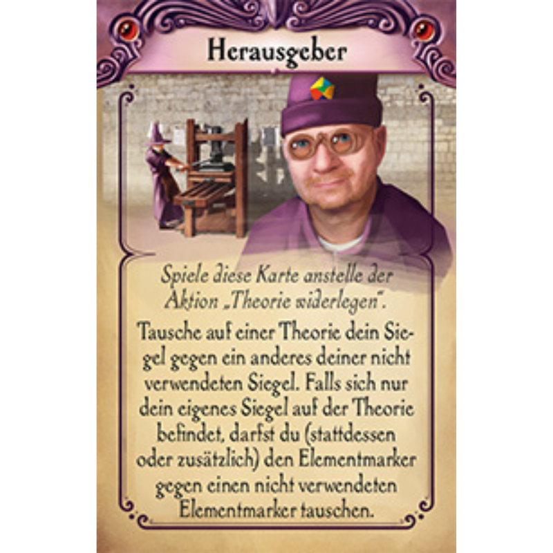 Die Alchemisten: Herausgeber-Karte Promokarte