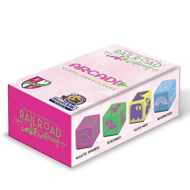 Railroad Ink: Würfelerweiterung „Arcade“ Box Railroad Ink: Würfelerweiterung „Arcade“ Box