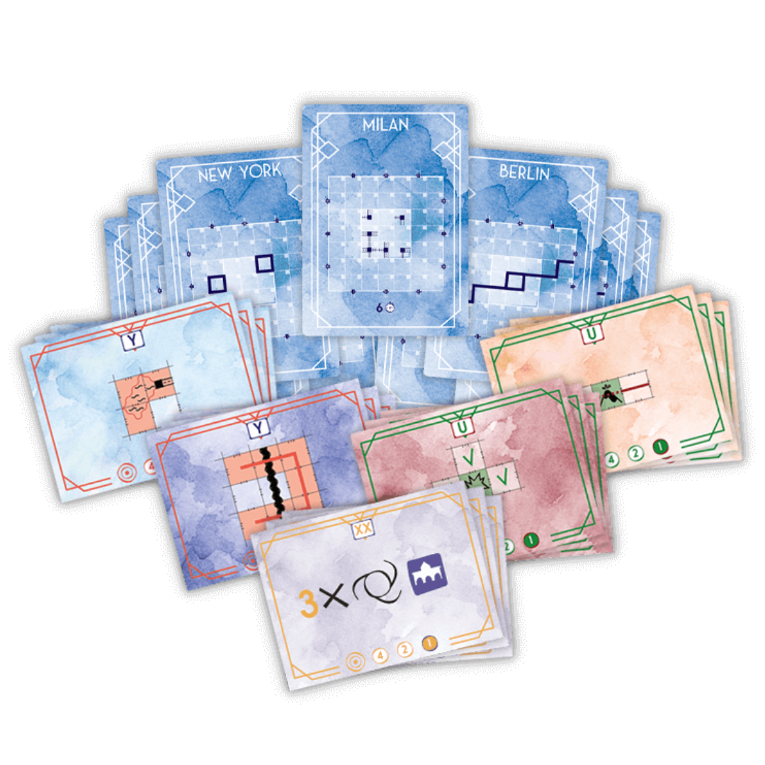 Railroad Ink: Additional Cards Pack Inhalt