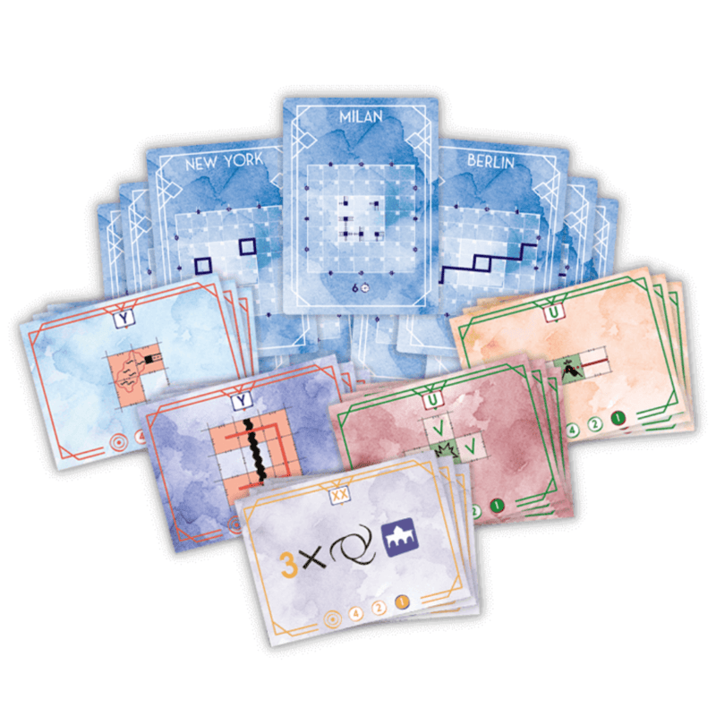 Railroad Ink: Additional Cards Pack Inhalt