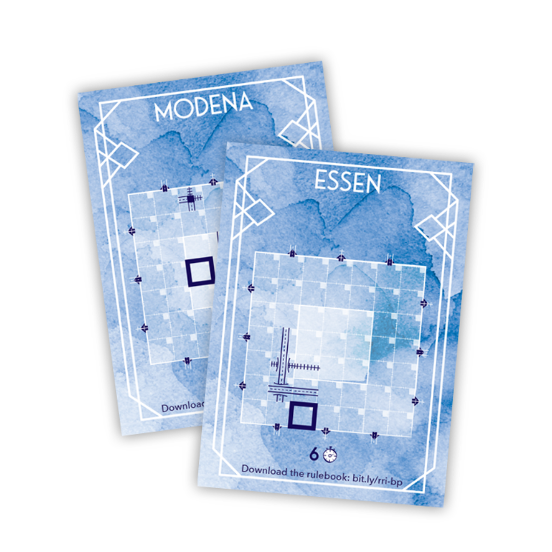 Railroad Ink Challenge: Promo Modena Essen Blueprint Card
