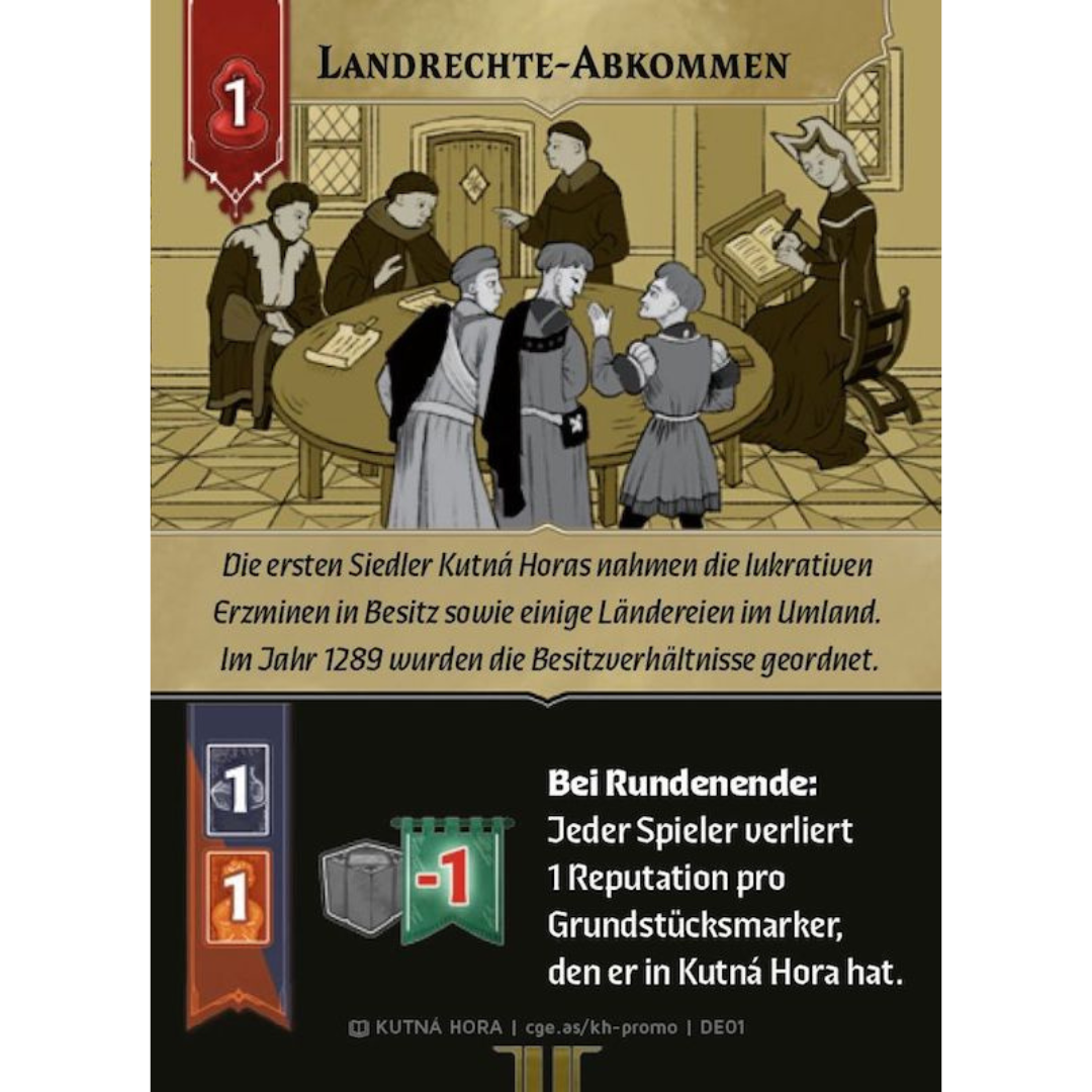 Landrechte-Abkommen-Karte Promokarte Landrechte-Abkommen-Karte Promokarte