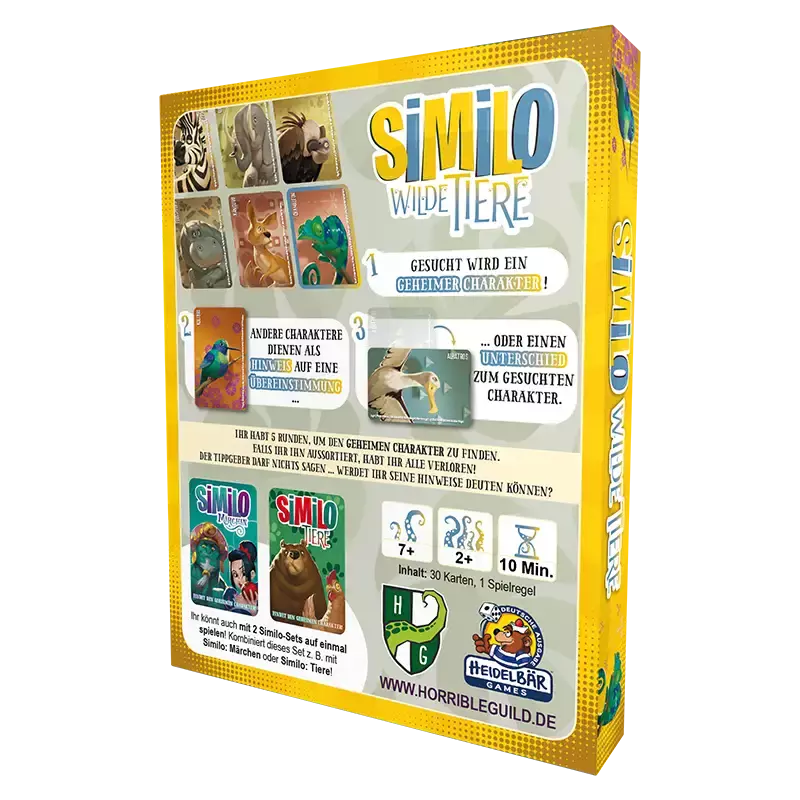 Similo Fantastische Tiere – Deduktionsspiel, Kooperativ, Für 2+ Spieler, Ab 7 Jahren