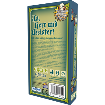 Ja, Herr und Meister! (Grüne Edition) DEUTSCH Boxrückseite Ja, Herr und Meister! (Grüne Edition) DEUTSCH Boxrückseite